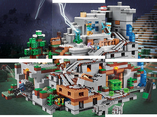 lego minecraft the mountain cave amazon